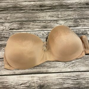 Strapless nude bra